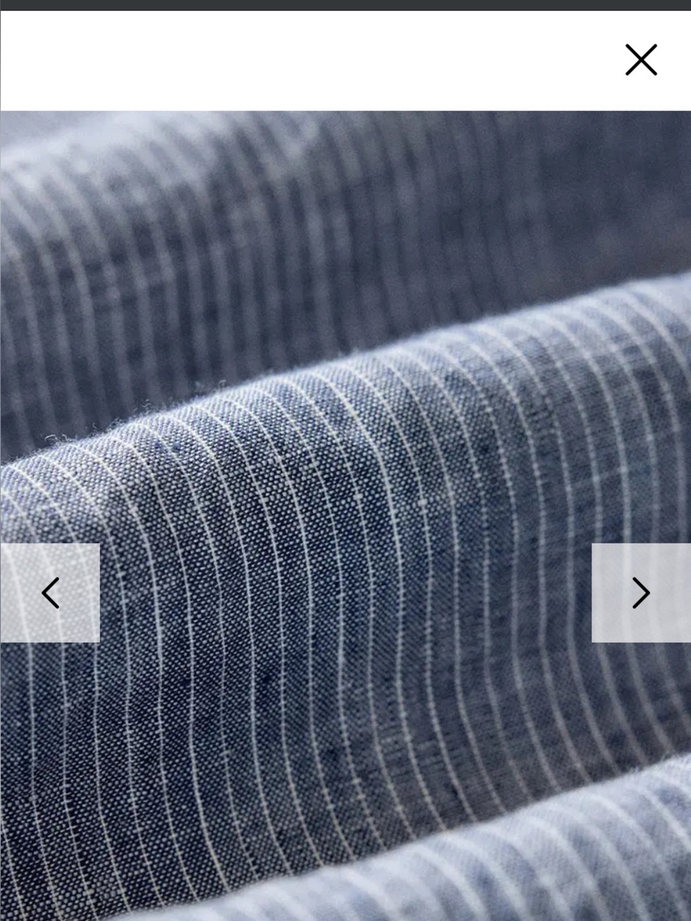 Jack Shirt- Sky Stripe Linen - Picture 3 of 8